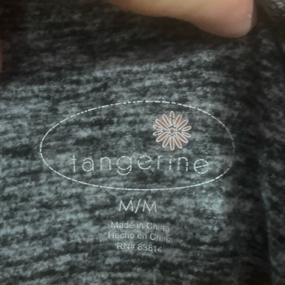 Tangerine Women’s Medium Half Zip Athletic Pullover - Picture 3 of 8